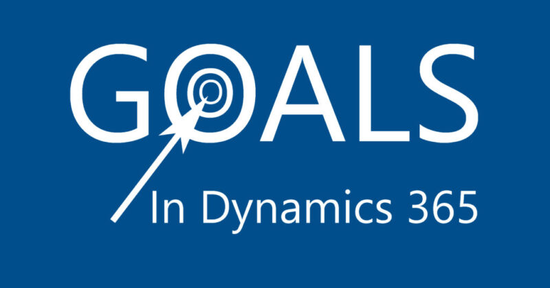 Goals in Dynamics 365